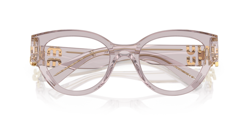 Miu Miu MU 01VV in Transparent Mauve - Alternate View