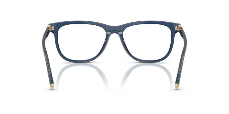 Miu Miu MU 01WVF in Blue Transparent - Temple Detail