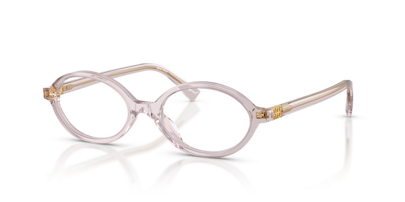 Miu Miu MU 01XV in Mauve Transparent - Alternate View