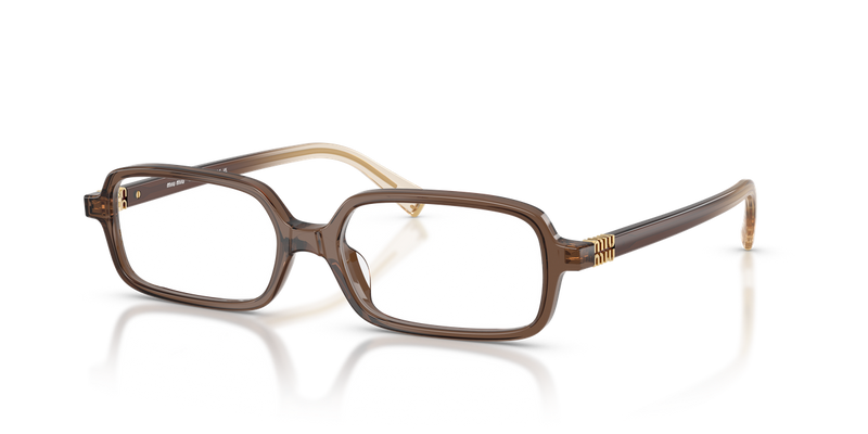 Miu Miu MU 01YVF in Brown Transparent - Alternate View