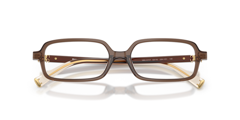 Miu Miu MU 01YVF in Brown Transparent - Alternate View