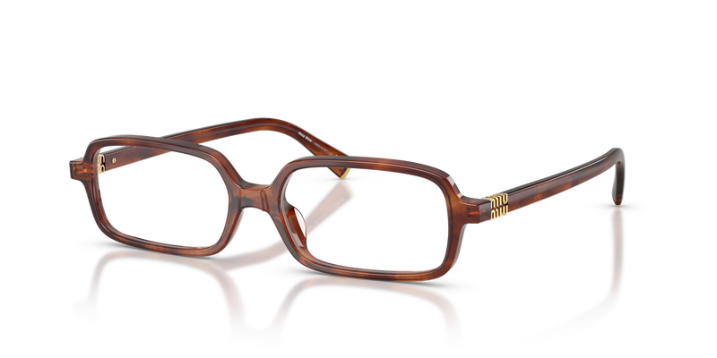 Miu Miu MU 01YV in Striped Tobacco - Alternate View