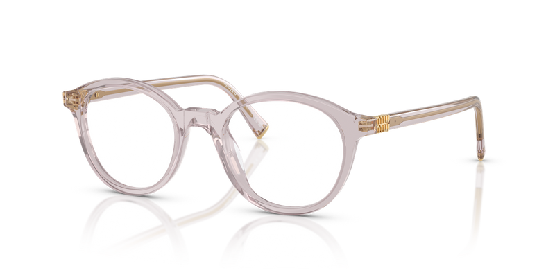 Miu Miu MU 02WV in Mauve Trasparente - Alternate View