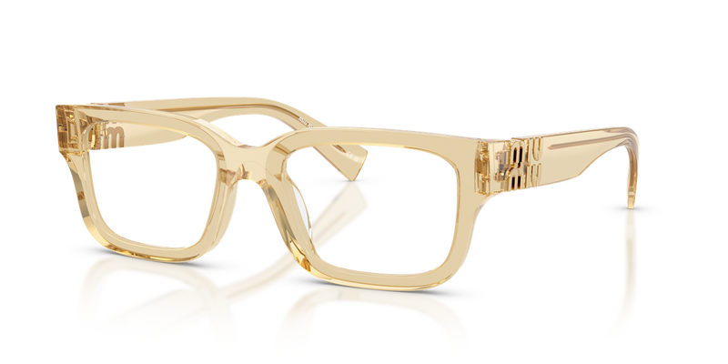 Miu Miu MU 02YV in Trasparent Beige - Front View