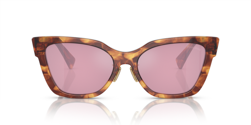 Miu Miu MU 02ZS in Striped Tobacco - Alternate View