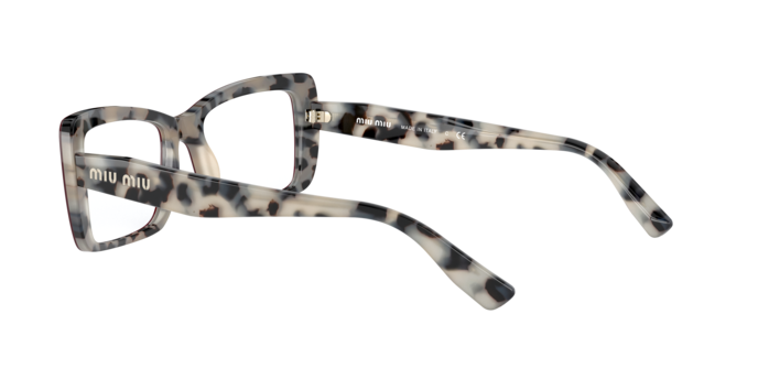Miu Miu MU 03SV in Beige Havana Top Bordeaux - Side View