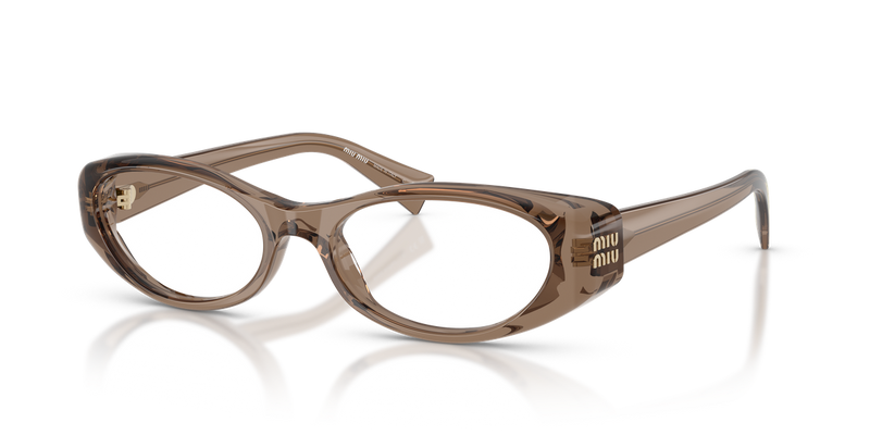 Miu Miu MU 03ZVF in Transparent Brown - Alternate View