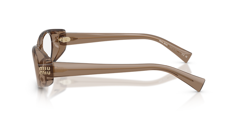 Miu Miu MU 03ZVF in Transparent Brown - Alternate View