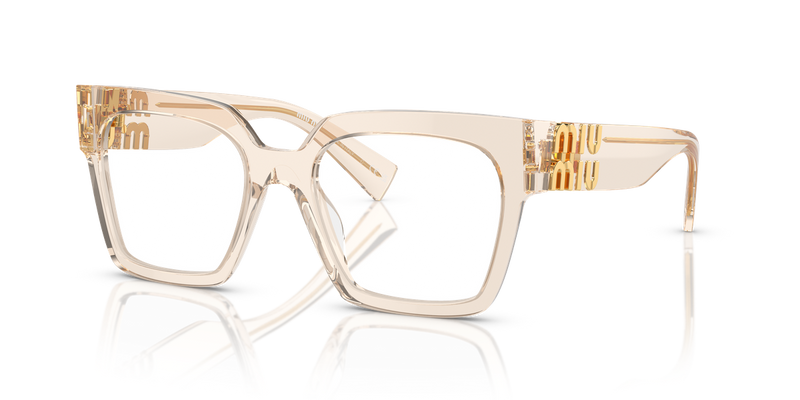 Miu Miu MU 04UV in Sand Transparent - Alternate View