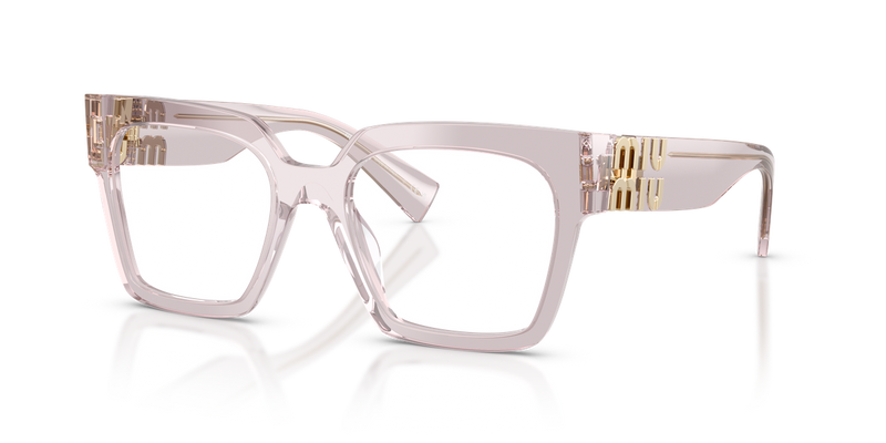 Miu Miu MU 04UV in Transparent Mauve - Alternate View