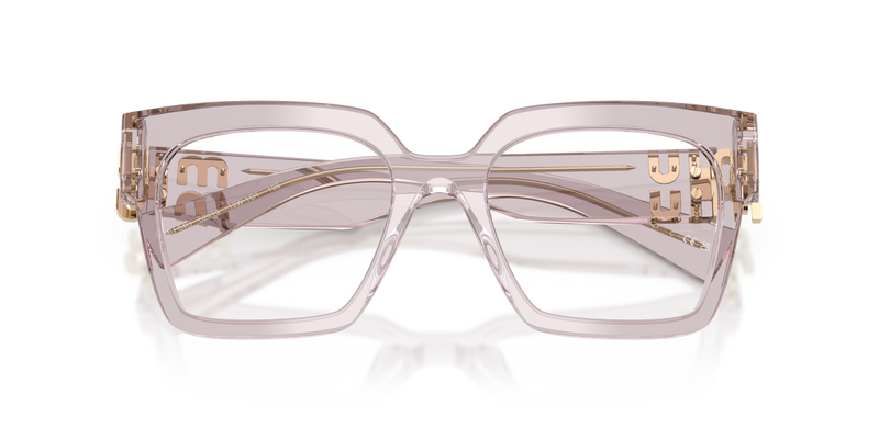 Miu Miu MU 04UV in Transparent Mauve - Alternate View