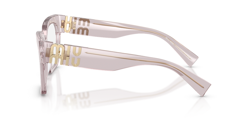 Miu Miu MU 04UV in Transparent Mauve - Alternate View