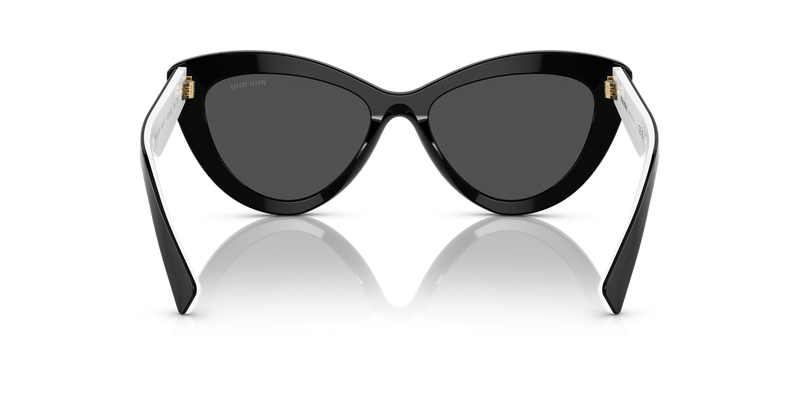 Miu Miu MU 04YS in Black - Temple Detail