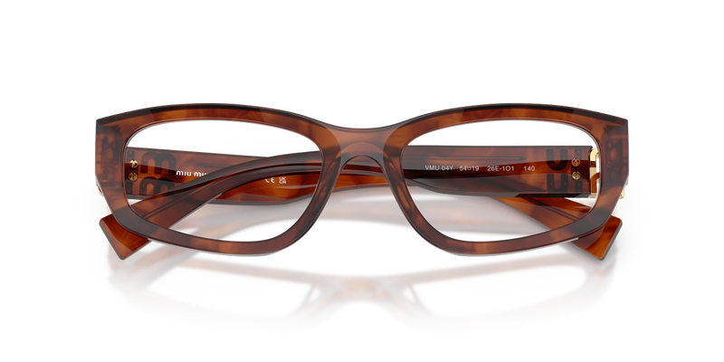 Miu Miu MU 04YV in Striped Tobacco - Alternate View