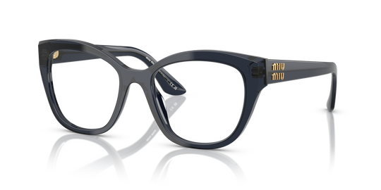 Miu Miu MU 05XV - Blue Transparent / Demo Lens (08Q1O1)