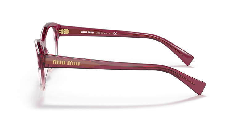 Miu Miu MU 08TV in Gradient Bordeaux - Back View