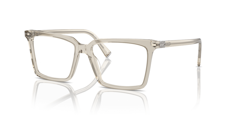 Miu Miu MU 08XVF in Hemp Transparent - Front View