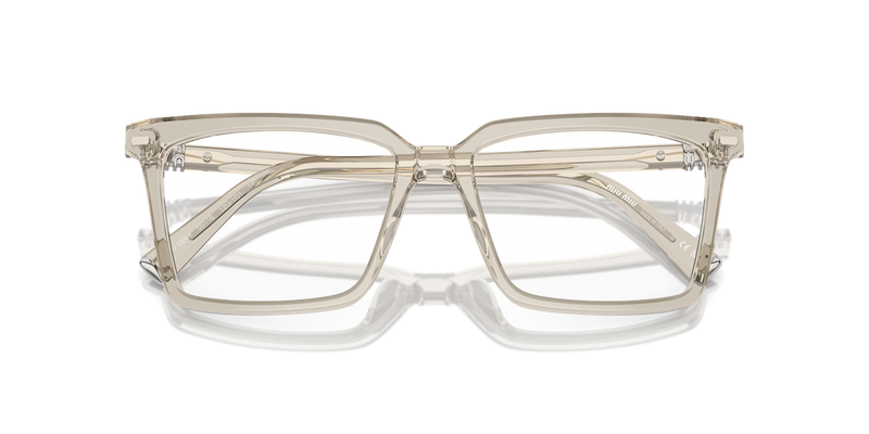 Miu Miu MU 08XVF in Hemp Transparent - Side View