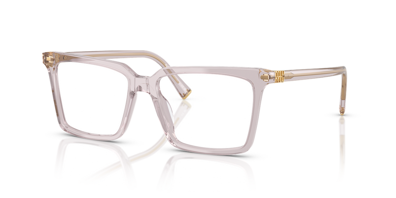 Miu Miu MU 08XVF in Transparent Mauve - Alternate View