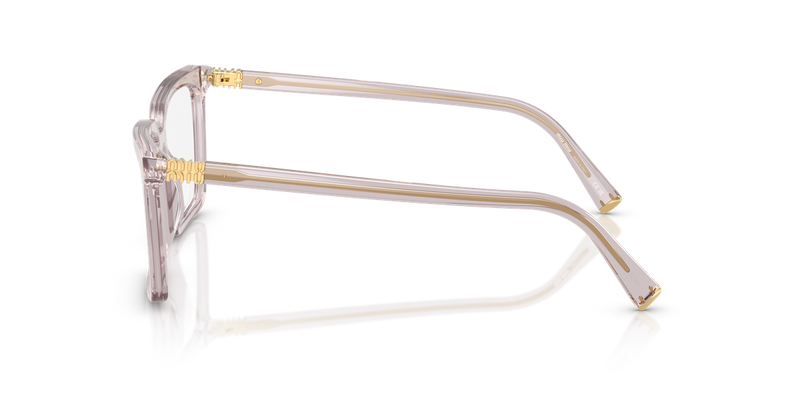 Miu Miu MU 08XVF in Transparent Mauve - Alternate View