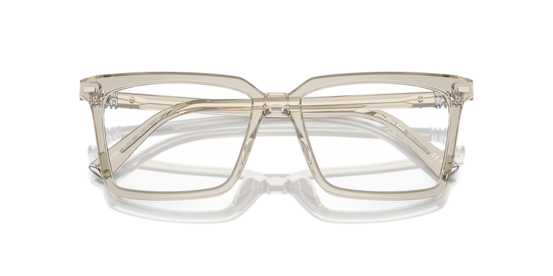 Miu Miu MU 08XV in Hemp Transparent - Side View