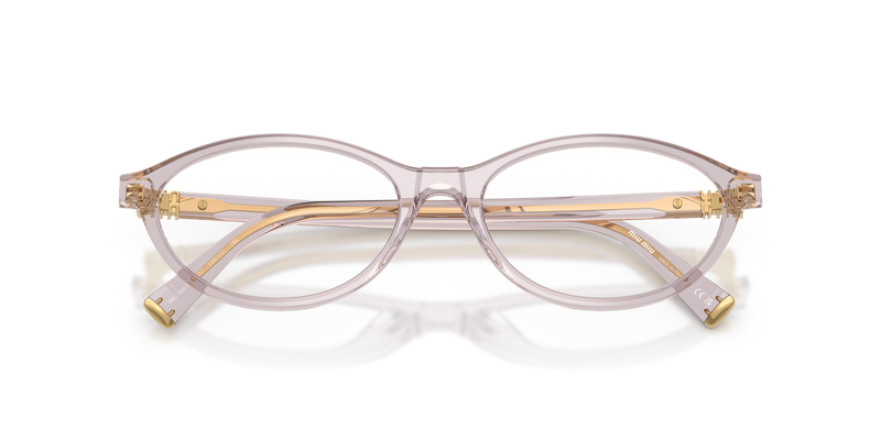 Miu Miu MU 09XVF in Trasparent Mauve - Side View