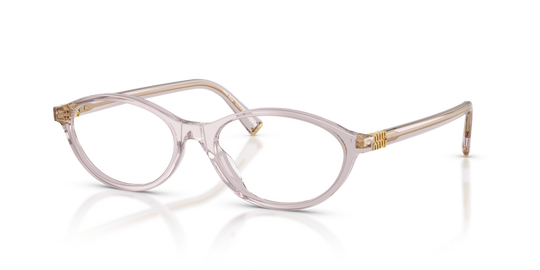 Miu Miu MU 09XV - Trasparent Mauve / Demo Lens (12W1O1)