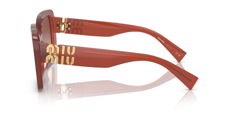Miu Miu MU 10YS in Cognac Opal - Back View