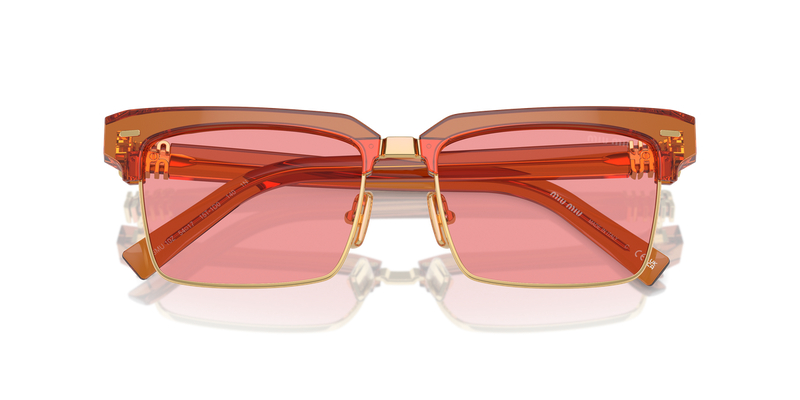 Miu Miu MU 10ZS in Caramel Transparent - Alternate View