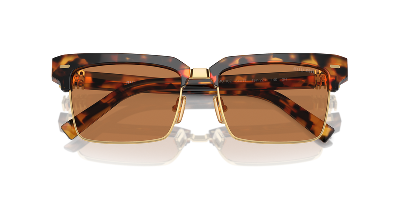 Miu Miu MU 10ZS in Light Havana - Alternate View