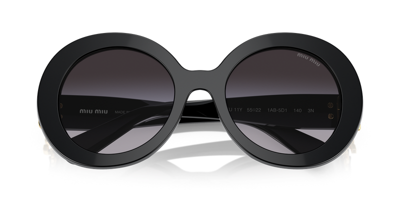 Miu Miu MU 11YS in Black - Side View