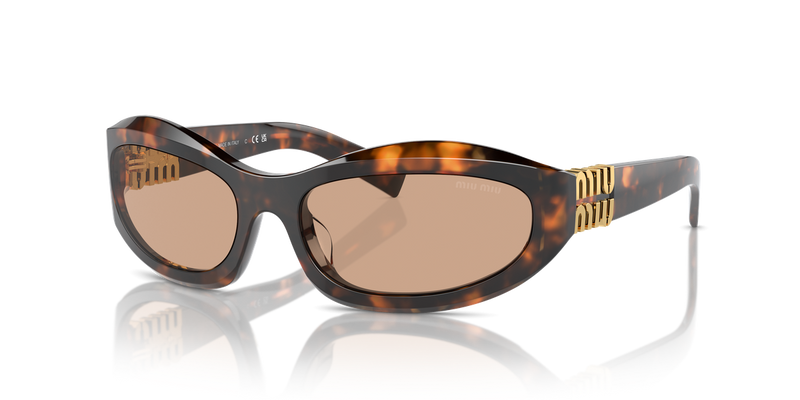 Miu Miu MU 14ZSF in Honey Havana - Alternate View