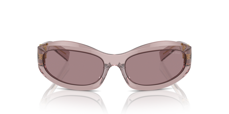Miu Miu MU 14ZS in Mauve Trasparent - Alternate View
