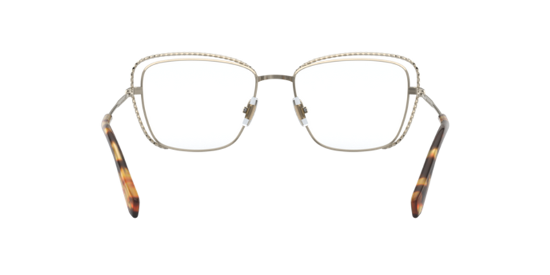 Miu Miu MU 50TV in Pale Gold - Back View