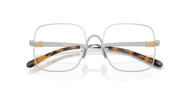 Miu Miu MU 51YV in Silver - Side View