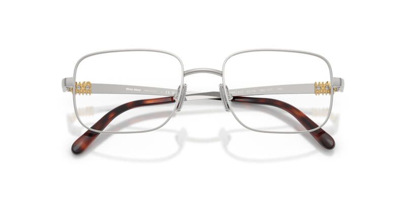 Miu Miu MU 51ZV in Silver - Side View
