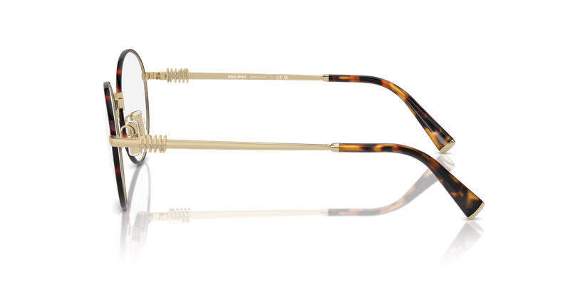 Miu Miu MU 52XV in Havana/Pale Gold - Back View