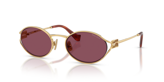 Miu Miu MU 52YS - Gold / Dark Violet (5AK20Y)