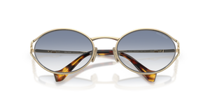 Pale Gold / Clear Gradient Light Blue (ZVN80O)