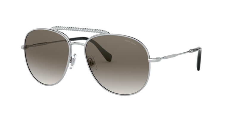 Miu Miu MU 53VS in Silver - Front View