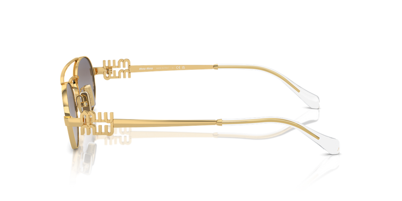 Miu Miu MU 54ZS in Gold - Back View