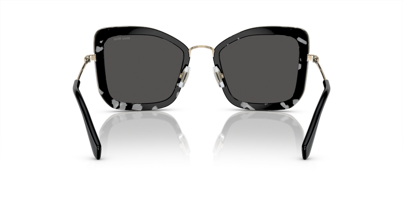 Miu Miu MU 55VS in Havana Black White - Temple Detail