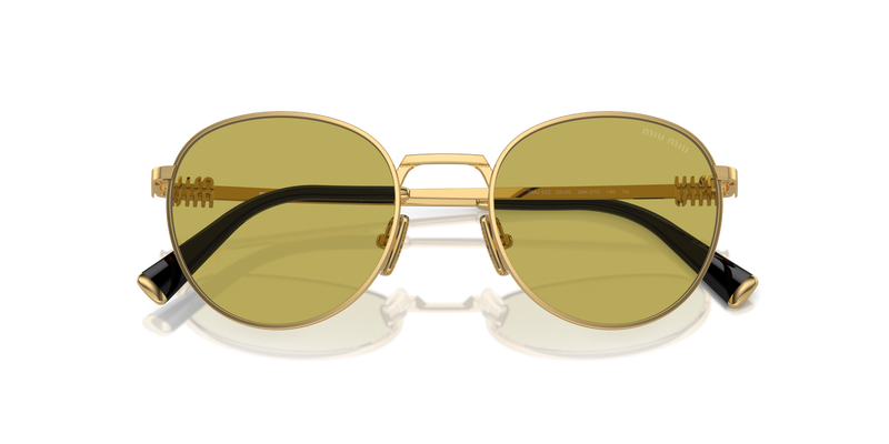 Miu Miu MU 55ZS in Gold - Side View