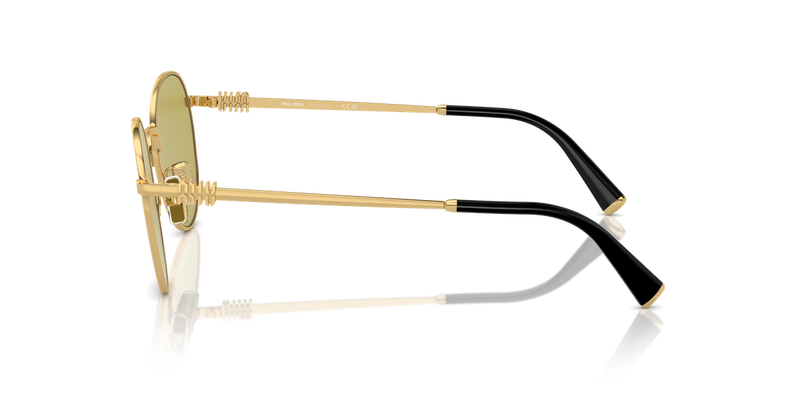 Miu Miu MU 55ZS in Gold - Back View