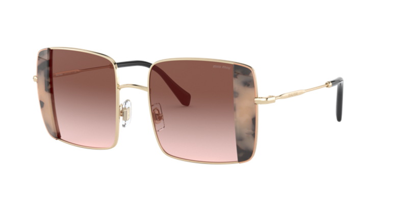Miu Miu MU 56VS in Pink Gold/Pink Havana - Front View