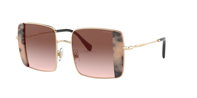 Miu Miu MU 56VS in Pink Gold/Pink Havana - Front View