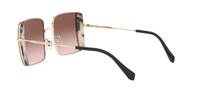 Miu Miu MU 56VS in Pink Gold/Pink Havana - Side View