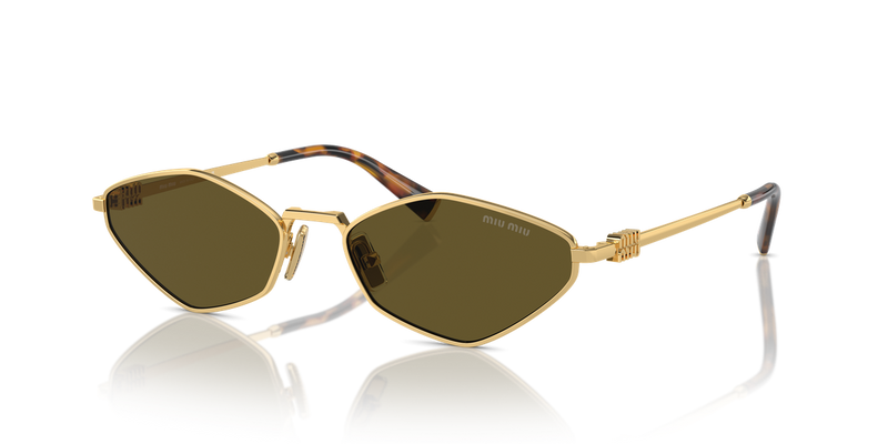 Miu Miu MU 56ZS in Gold - Alternate View