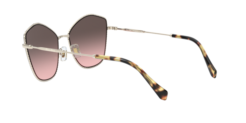 Miu Miu MU 60VS in Pale Gold - Side View