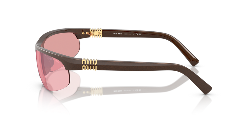 Miu Miu MU A02SF in Cocoa Metal - Back View